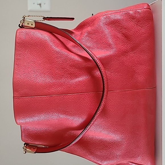 Coach Madison pebbled leather Phoebe shoulder bag - Picture 1 of 12